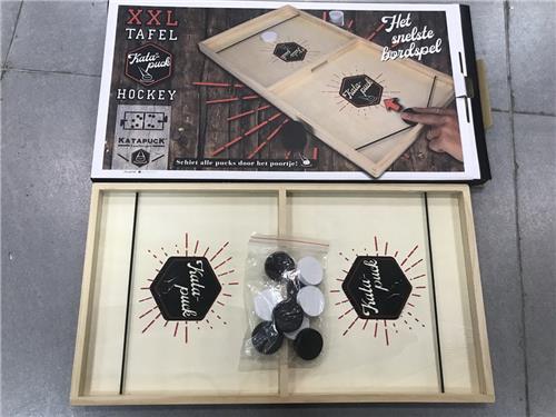 Tafel hockey XL - Slingpuck 2023 - Slingshot - gezelschapsspel - Kind & Gezin - Speelgoed