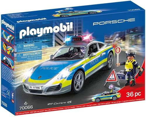 PLAYMOBIL Porsche 911 Carrera 4S Politie - 70066