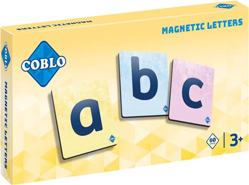 Coblo Magneet Toppers Letters 60 stuks - Magnetische Letters - Magnetisch speelgoed - Educatief speelgoed - Cadeau kind - Speelgoed 3 jaar t/m 12 jaar
