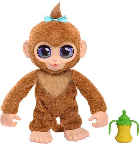 FurReal Peanut the playful Monkey - Interactieve pluchen Knuffelaap