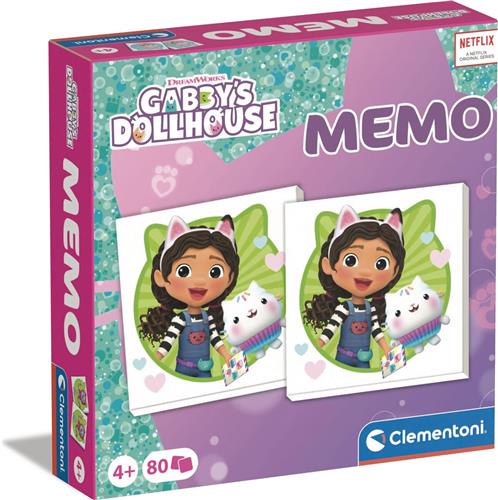 Clementoni Gabbys Dollhouse - Memoryspel - Kaartspel - Vanaf 4 jaar