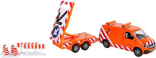 Kids Globe VW Transporter met Pijlwagen en Licht Die-Cast