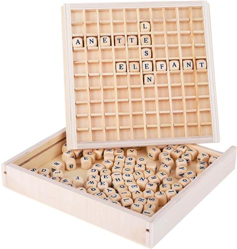 Small Foot Company - Woorden vormen - 145 houten letters van FSC® 100% - Hout