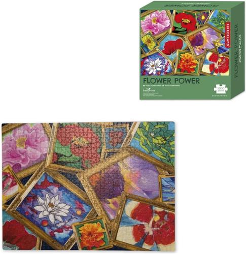 Kikkerland 1000 Stukjes Puzzel - Flower Power
