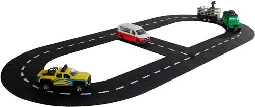 Kids Globe Autobaan Wegdelen, 18dlg.