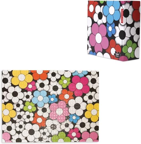 Kikkerland 1000 Stukjes Puzzel - Happy Flowers