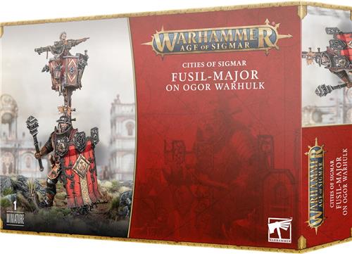 Cities of Sigmar Freeguild Fusil-Major on Ogor Warhulk