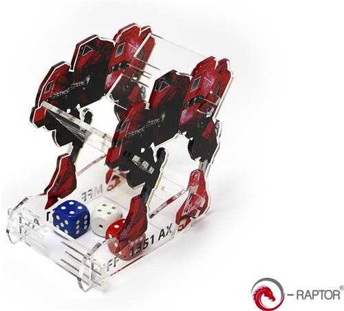 e-Raptor Dice Tower MFF Mech Red
