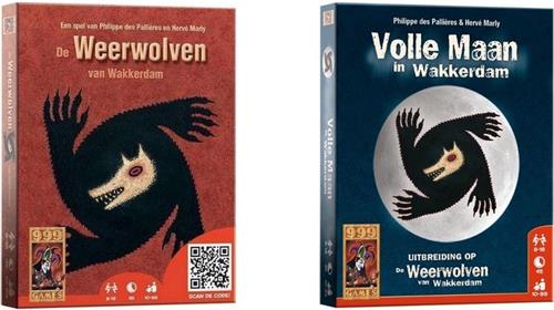 Spellenbundel - Kaartspel - 2 stuks - Weerwolven & Uitbereiding Volle Maan in Wakkerdam