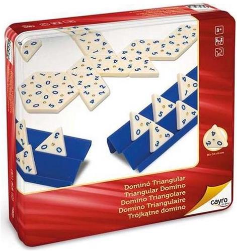 Cayro - Domino Driehoekig - Behendigheidsspel Denkspel - 2-4 Spelers - Geschikt vanaf 8 Jaar