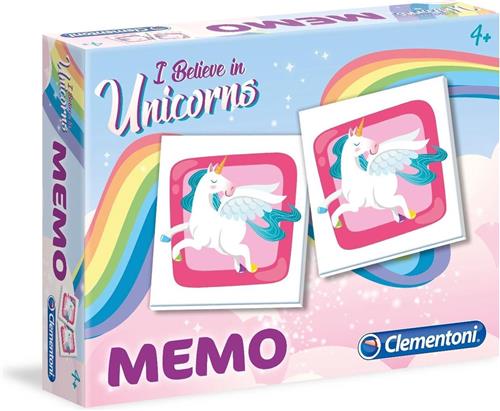 Clementoni - Memo Pocket Eenhoorn - Educatief spel