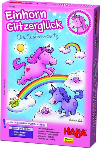 Haba Kinderspel Einhorn Glitzerglück- Der Wolkenschatz (du)