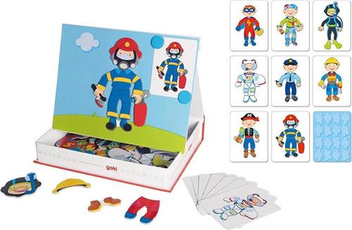Goki Dress-up magnet game, boy