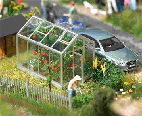 Busch - 2 Gewächshäuser H0 (Bu1400)