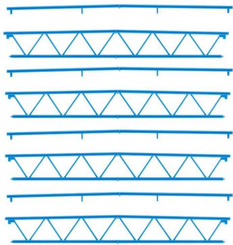 Faller - 4 Vakwerkdragers, Goldbeck - modelbouwsets, hobbybouwspeelgoed voor kinderen, modelverf en accessoires