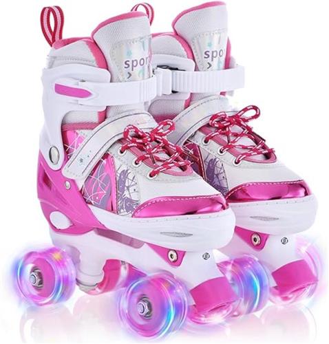 Equivera Rolschaatsen Meisjes - Skeelers Meisjes - Rolschaatsen Kinderen - Cadeautip voor uw kind!