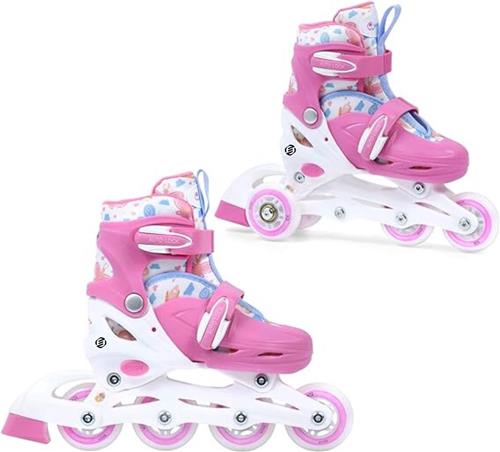 Equivera Rolschaatsen Meisjes - Skeelers Meisjes - Rolschaatsen Kinderen - Cadeautip voor uw kind!