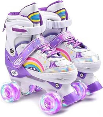 Equivera Rolschaatsen Meisjes - Skeelers Meisjes - Rolschaatsen Kinderen - Cadeautip voor uw kind!