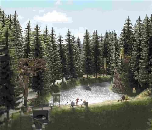 Busch - 2 Fichten 160/175 Mm H0 (Bu6137) - modelbouwsets, hobbybouwspeelgoed voor kinderen, modelverf en accessoires