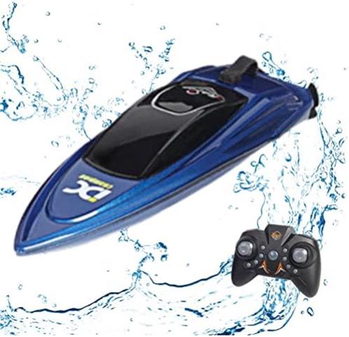 Solacis - Mini RC Boot - Bestuurbare boot - Speedboot - Voor jongens en meisjes - Buiten - 10km/u - Bereik tot 15m