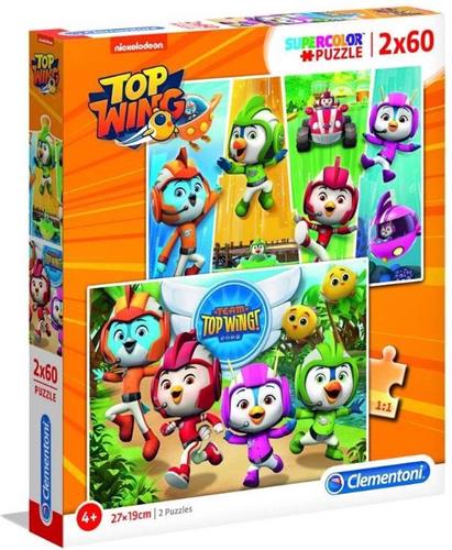 Clementoni Legpuzzel Top Wing 27 X 19 Cm 60 Stukjes 2 Stuks