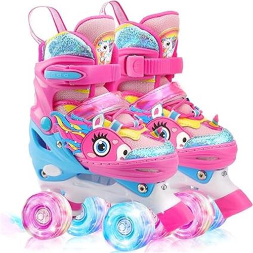 Equivera Rolschaatsen Meisjes - Skeelers Meisjes - Rolschaatsen Kinderen - Cadeautip voor uw kind!