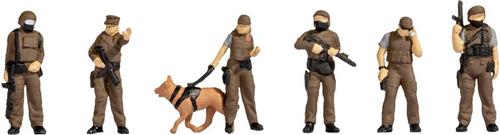 NOCH 15079 H0 Arrestatieteam figuren Geverfd, Staand