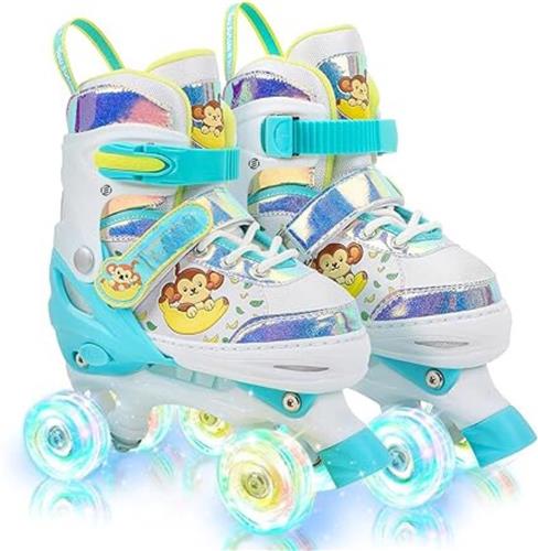 Equivera Rolschaatsen Meisjes - Skeelers Meisjes - Rolschaatsen Kinderen - Cadeautip voor uw kind!