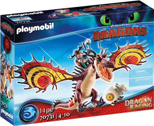 PLAYMOBIL Dragons Dragon Racing: Snotvlerk & Haaktand - 70731