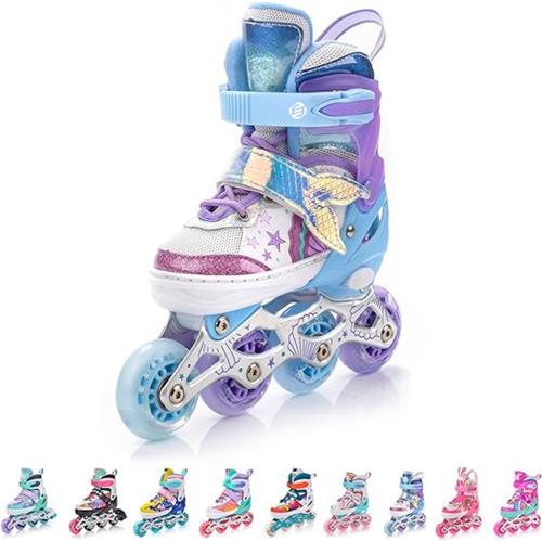 Equivera Rolschaatsen Meisjes - Skeelers Meisjes - Rolschaatsen Kinderen - Cadeautip voor uw kind!