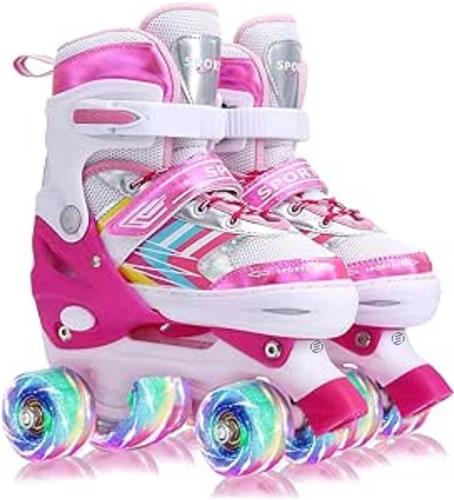 Equivera Rolschaatsen Meisjes - Skeelers Meisjes - Rolschaatsen Kinderen - Cadeautip voor uw kind!