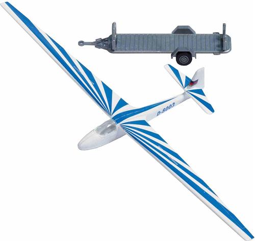 Busch - Segelflugzeug, Blau H0 (9/20) * - BU1155 - modelbouwsets, hobbybouwspeelgoed voor kinderen, modelverf en accessoires