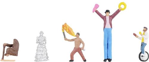 Faller 151683 H0 Straatartiesten figuren Geverfd, Staand, Zittend