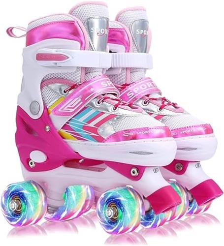 Equivera Rolschaatsen Meisjes - Skeelers Meisjes - Rolschaatsen Kinderen - Cadeautip voor uw kind!