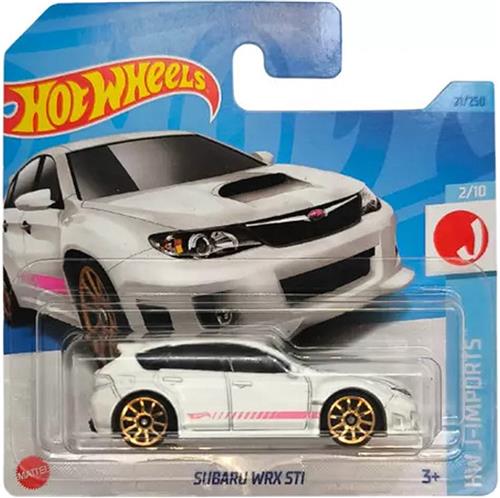 HOT WHEELS SUBARU WRX STI 21/250 WHITE 1:64 HW J-IMPORTS 2/10