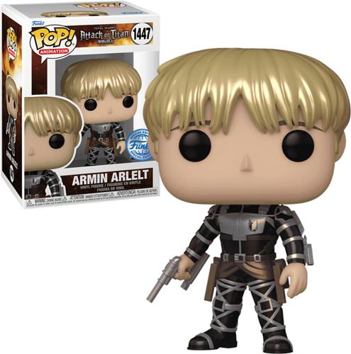 Funko Pop! Animation: Attack on Titan - Armin Arlelt #1447 Metallic Exclusive Special Edition