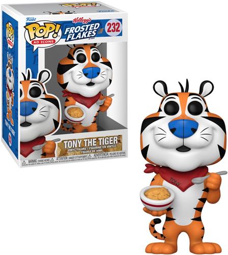 Kellogg's Tony the Tiger vinylfiguur 232 Funko Pop! standaard - PVC - Fan merch