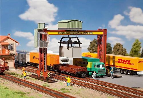 Faller - 1/87 CONTAINERBRUGKRAAN (?/22) * - modelbouwsets, hobbybouwspeelgoed voor kinderen, modelverf en accessoires