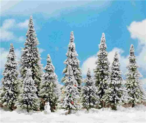 Busch - 10 Schneetannen H0 (Bu6465)