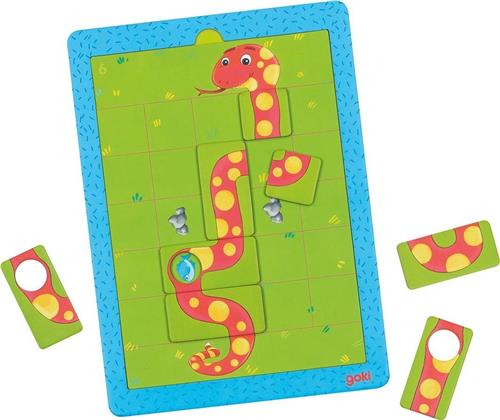 Magneetspel: HONGERIGE SLANGEN 20x27,5cm, karton, 4+