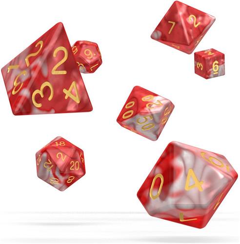 Oakie Doakie Dice Rpg Set Gemicide - Red Sky