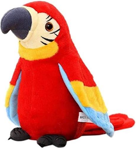 Lichtgevende knuffel - Papegaai - 21 cm - Rood - Knuffel met licht - Babyknuffel - Knuffel - Knuffelbeer