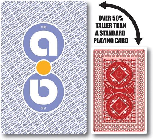 Aidapt - speelkaarten groot - 13.6 x 8.9 cm