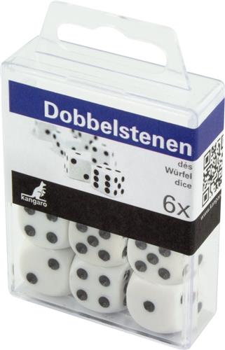 Kangaro dobbelstenen set - 6 stuks - K-523009