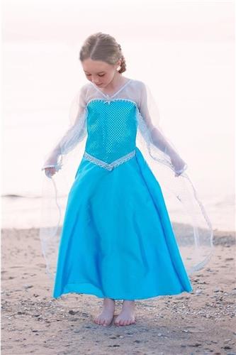 Great Pretenders - Crystal Queen Verkleedjurk Large - (122 - 128 cm)