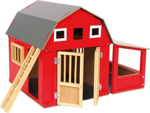 Small Foot Schuur Alabama Hout Rood 32 X 24 X 25 Cm