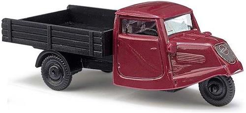 Busch 89103 H0 Tempo Bordeauxrode driewieler-bestelwagen