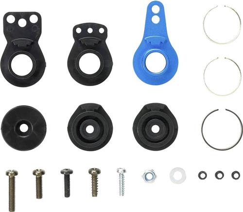 Tamiya 54799 Tuningonderdeel TT-02 Hi-Torque servo-saver set met alu-horn