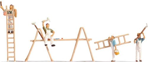 NOCH 15056 H0 Schilders figuren Kant-en-klaar model