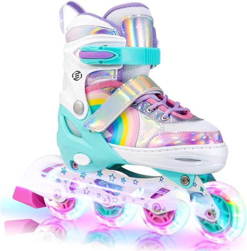 Equivera Rolschaatsen Meisjes - Skeelers Meisjes - Rolschaatsen Kinderen - Cadeautip voor uw kind!